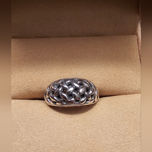 Sterling Silver Woven Ring - Picture 1 of 4